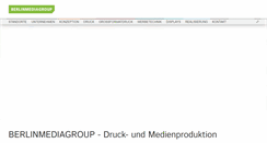 Desktop Screenshot of berlinmediagroup.de