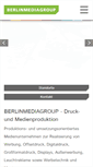 Mobile Screenshot of berlinmediagroup.de